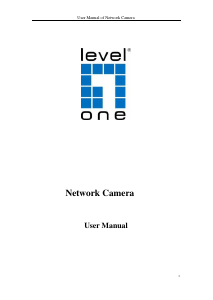 Handleiding LevelOne FCS-3073 IP camera