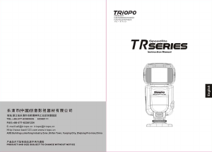 Manual Triopo TR-980C Speedlight Flash