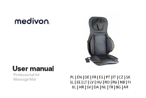 Instrukcja Medivon Cosy Air Pro Urządzenia do masażu