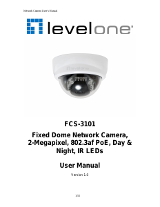 Handleiding LevelOne FCS-3101 IP camera