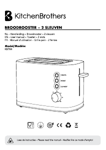 Mode d’emploi KitchenBrothers KB784 Grille pain