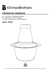 Manual KitchenBrothers KB676 Chopper