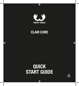 Instrukcja Fresh'n Rebel Clam Core Słuchawki