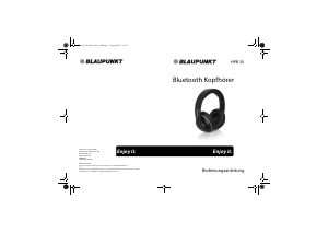 Bedienungsanleitung Blaupunkt HPB 30 Kopfhörer