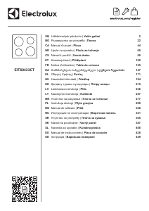Rokasgrāmata Electrolux EIT60433CT Plīts virsma