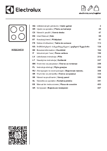Manuale Electrolux KIS62453I Piano cottura