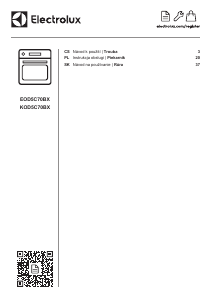 Manuál Electrolux EOD5C70BX Trouba
