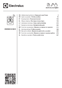 Прирачник Electrolux EW9WN161BCE Машина за перење/сушење алишта