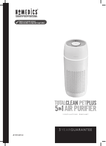 Használati útmutató Homedics AP-PET35WT-EU Légtisztító