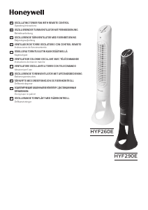 Brugsanvisning Honeywell HYF290E Ventilator