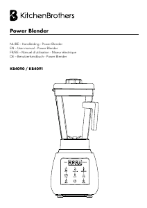 Mode d’emploi KitchenBrothers KB4090 Blender