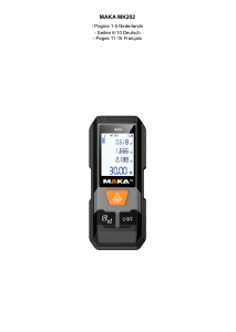 Handleiding Maka MK202 Afstandsmeter