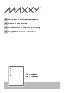 Bedienungsanleitung Maxxy FR143MXDW1 Gefrierschrank