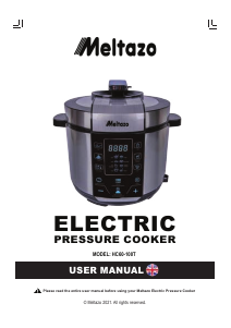 Handleiding Meltazo HD60-100T Snelkookpan
