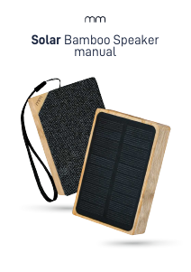 Priručnik MikaMax Solar Bamboo Zvučnik