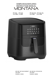 Manual Montana MF-340 Deep Fryer