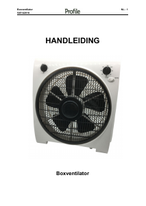 Mode d’emploi Profile 545142018 Ventilateur