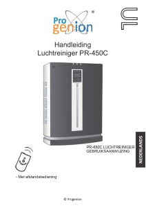 Manuale Progenion PR-450C Purificatore d'aria