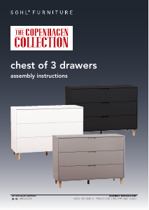 Manual Sohl Copenhagen Dresser