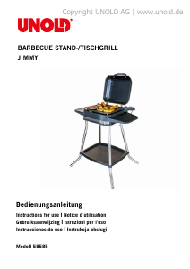 Mode d’emploi Unold 58585 Jimmy Barbecue
