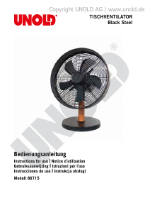 Manuale Unold 86715 Ventilatore