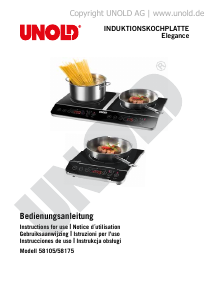 Manual de uso Unold 581750 Elegance Placa