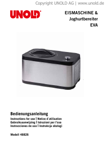 Bedienungsanleitung Unold 48826 Eva Eismaschine