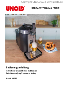 Bedienungsanleitung Unold 48975 Zapfanlage