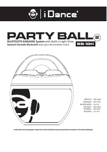Mode d’emploi iDance BB-10K Haut-parleur