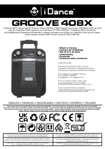 Handleiding iDance Groove 408X Luidspreker