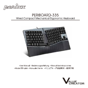 Bedienungsanleitung Perixx PERIBOARD-335 Tastatur