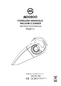 Manuale Moosoo M4 Aspirapolvere a mano