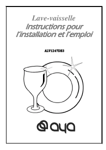 Mode d’emploi AYA ALV1247DB3 Lave-vaisselle