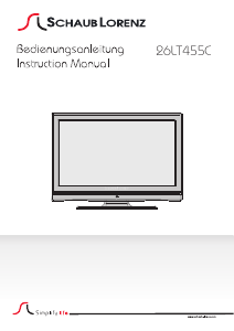 Handleiding Schaub Lorenz 26LT455C LCD televisie