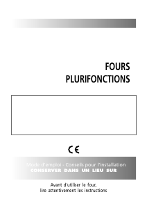 Mode d’emploi Sogelux F5111V Four