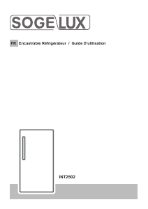 Mode d’emploi Sogelux INT2502 Réfrigérateur