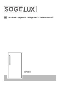 Mode d’emploi Sogelux INT2402 Réfrigérateur