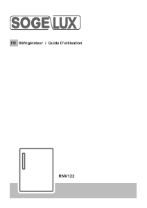 Mode d’emploi Sogelux RNV122 Réfrigérateur