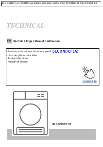 Mode d’emploi Technical SLCONDCF1/2 Sèche-linge