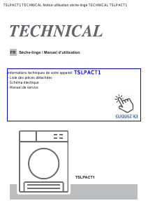 Mode d’emploi Technical TSLPACT1 Sèche-linge