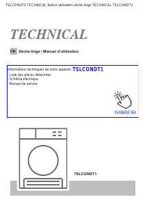 Mode d’emploi Technical TSLCONDT1 Sèche-linge