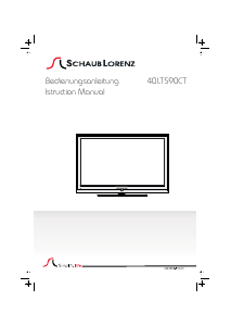 Bedienungsanleitung Schaub Lorenz 40LT590CT LCD fernseher