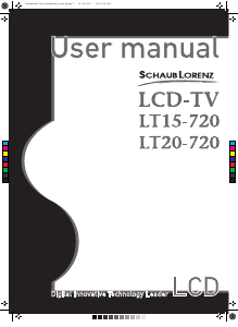 Bedienungsanleitung Schaub Lorenz LT15-720 LCD fernseher