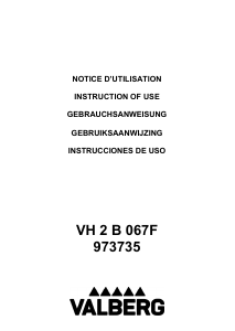 Bedienungsanleitung Valberg VH 2 B 067F Kochfeld