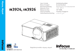 Bedienungsanleitung InFocus IN3924 Projektor