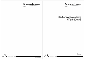 Bedienungsanleitung Schaub Lorenz LT26-370AB LCD fernseher