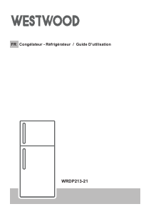 Mode d’emploi Westwood WRDP213-21 Réfrigérateur combiné