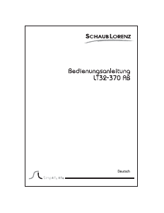 Bedienungsanleitung Schaub Lorenz LT32-370AB LCD fernseher