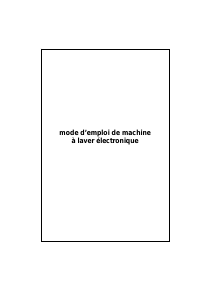Mode d’emploi Westwood WT1252VS2 Lave-linge