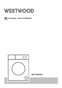 Mode d’emploi Westwood WLF1006VE20 Lave-linge